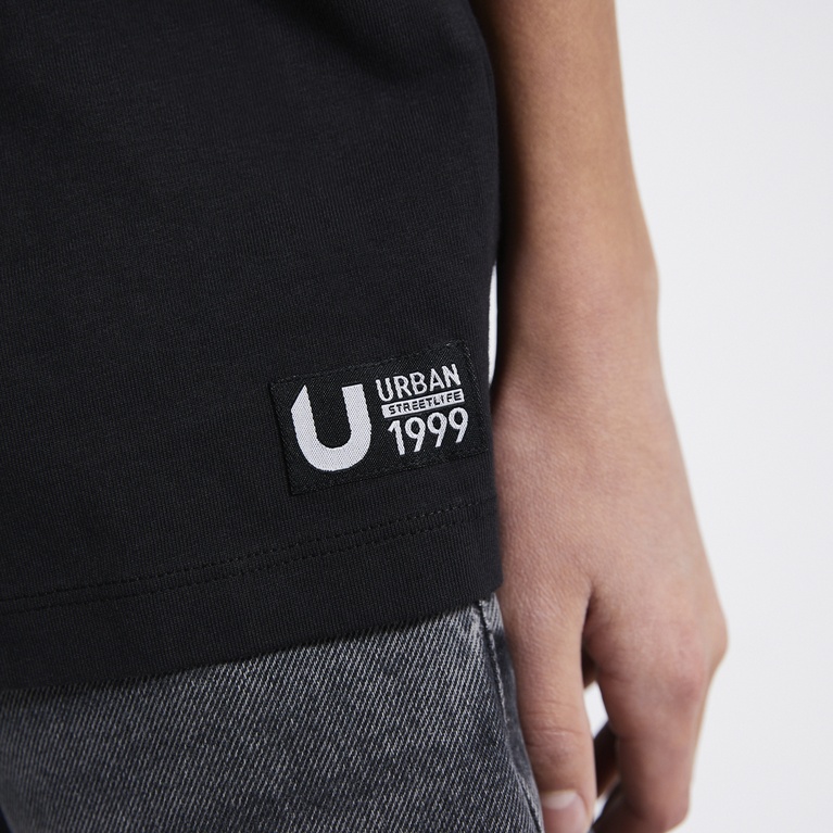 Printed tee "Adrian" Black 3